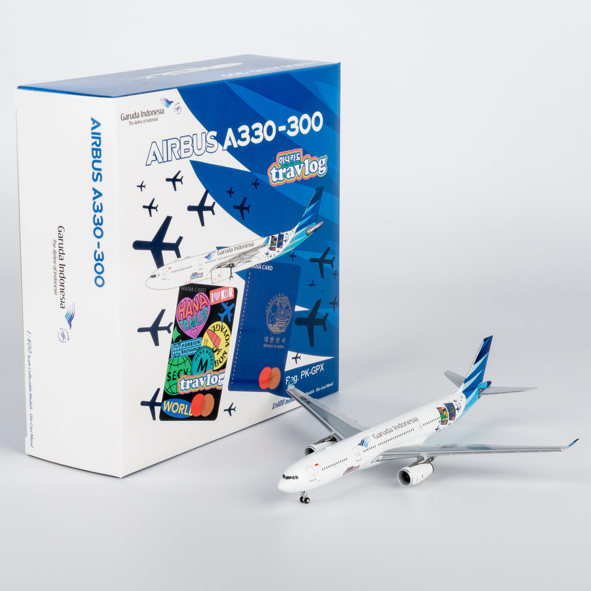 1/400 Garuda Indonesia Airbus A330-300 PK-GPX "Hana TravelGo Card" NG62075 - cover
