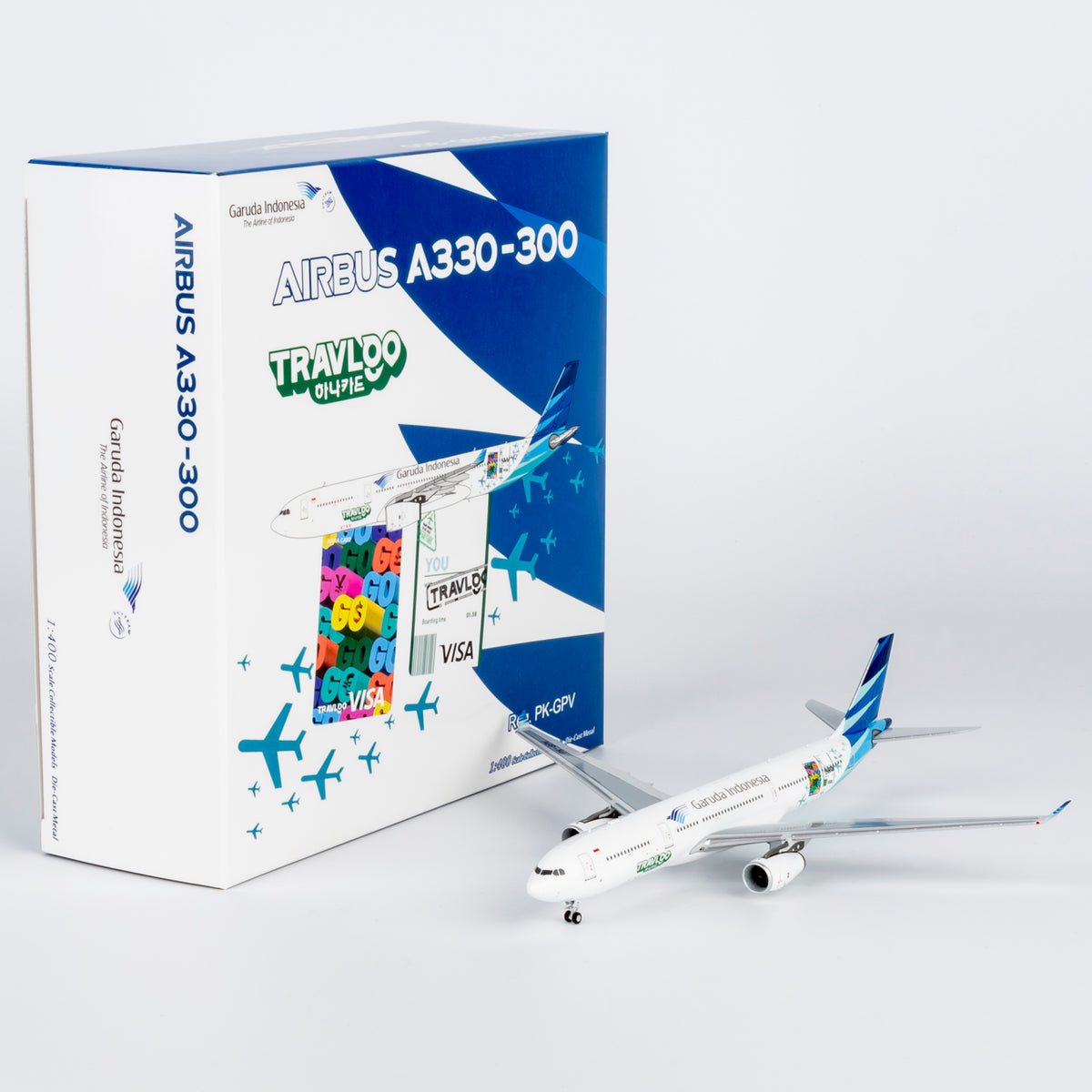 1/400 Garuda Indonesia Airbus A330-300 PK-GPV "Hana TravelGo Card" NG62076 - cover