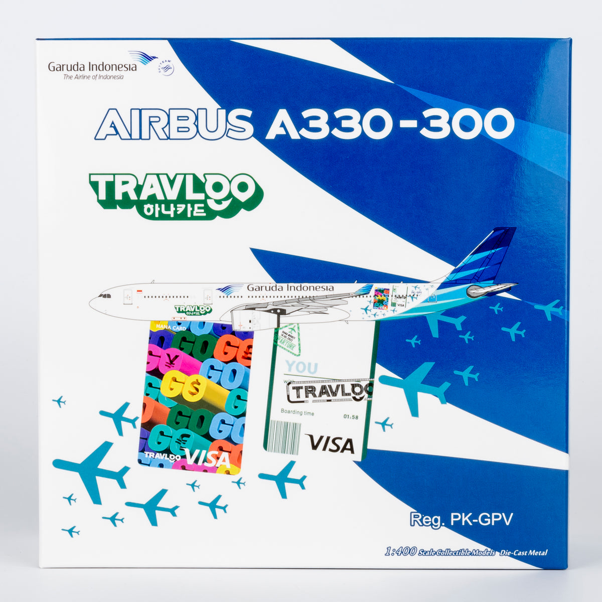 1/400 Garuda Indonesia Airbus A330-300 PK-GPV "Hana TravelGo Card" NG62076