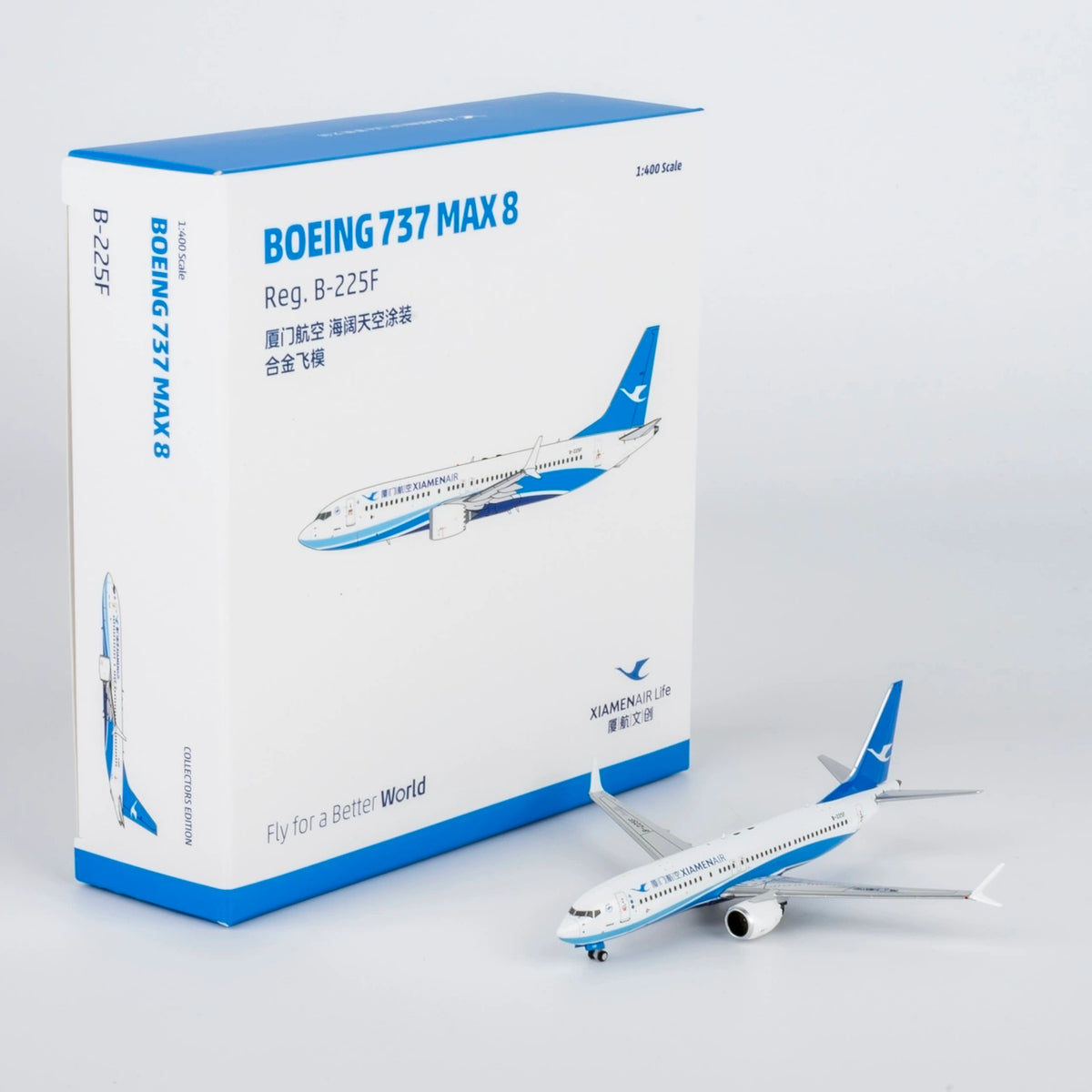 1/400 Xiamen Air Boeing 737 MAX8 B-225F NG64152 - cover