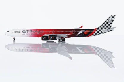 1/400 Etihad Airways A340-642 A6-EHJ "Abu Dhabi GP 2011" HY346095F Flaps Down