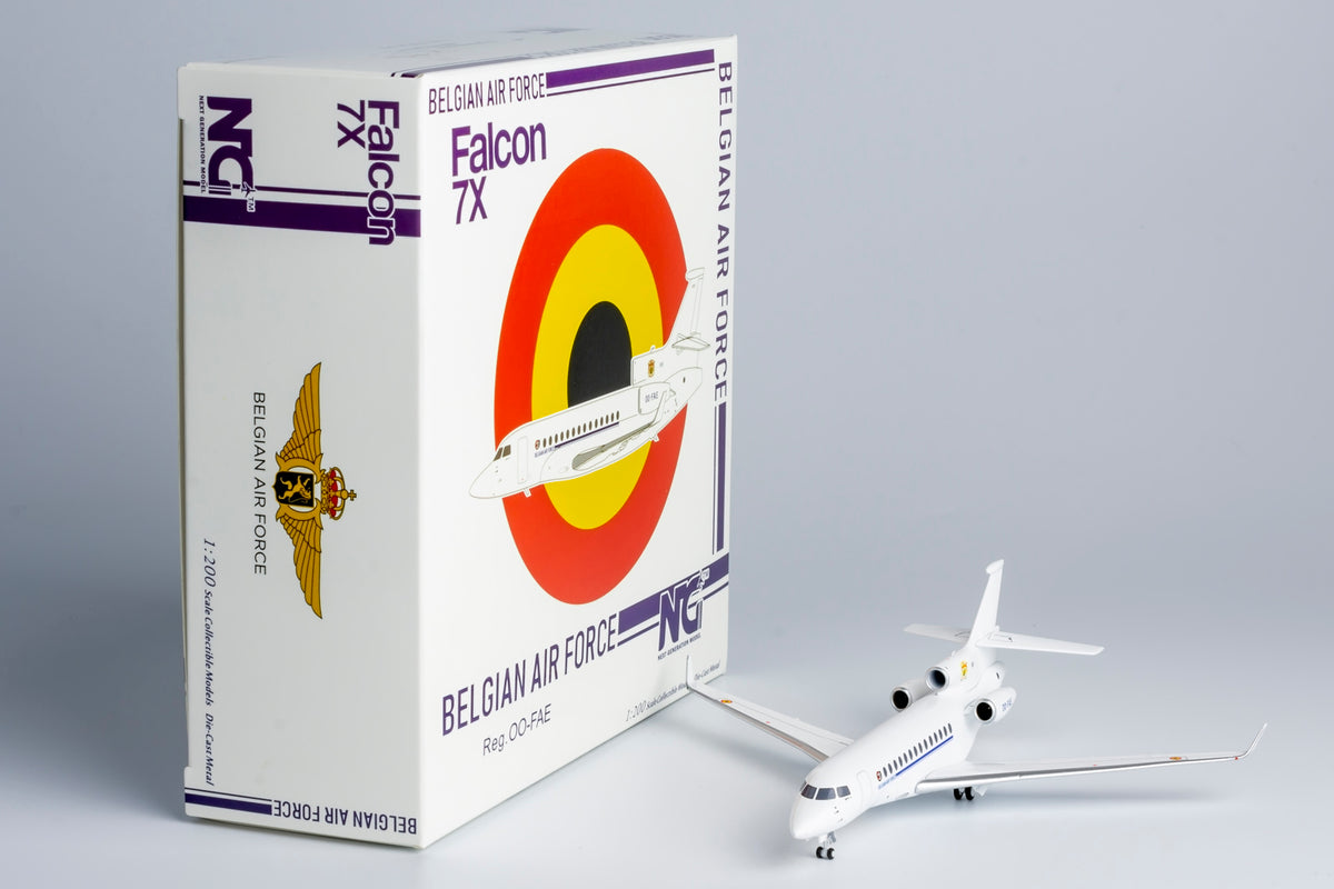 1/200 Belgian Air Component Falcon 7X OO-FAE NG71021 - cover