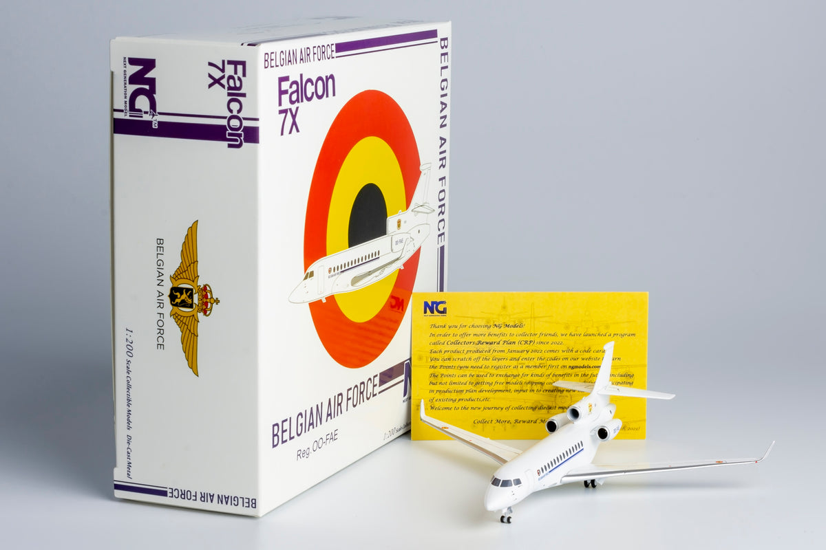 1/200 Belgian Air Component Falcon 7X OO-FAE NG71021