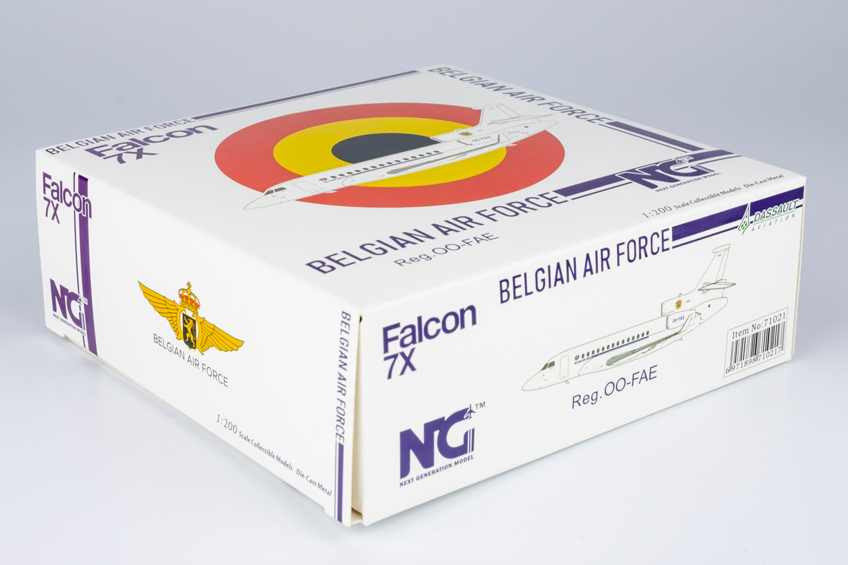 1/200 Belgian Air Component Falcon 7X OO-FAE NG71021