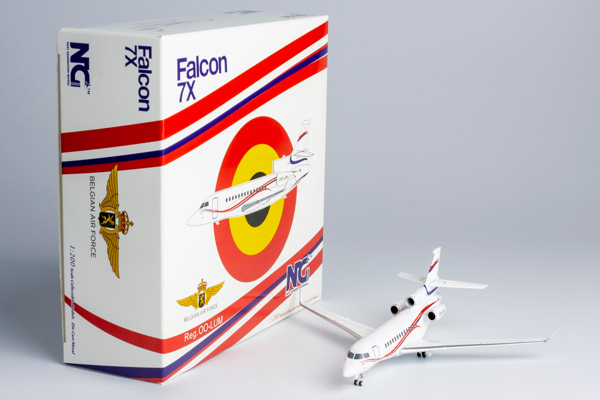 1/200 Belgian Air Component Falcon 7X OO-LUM NG71023 - cover
