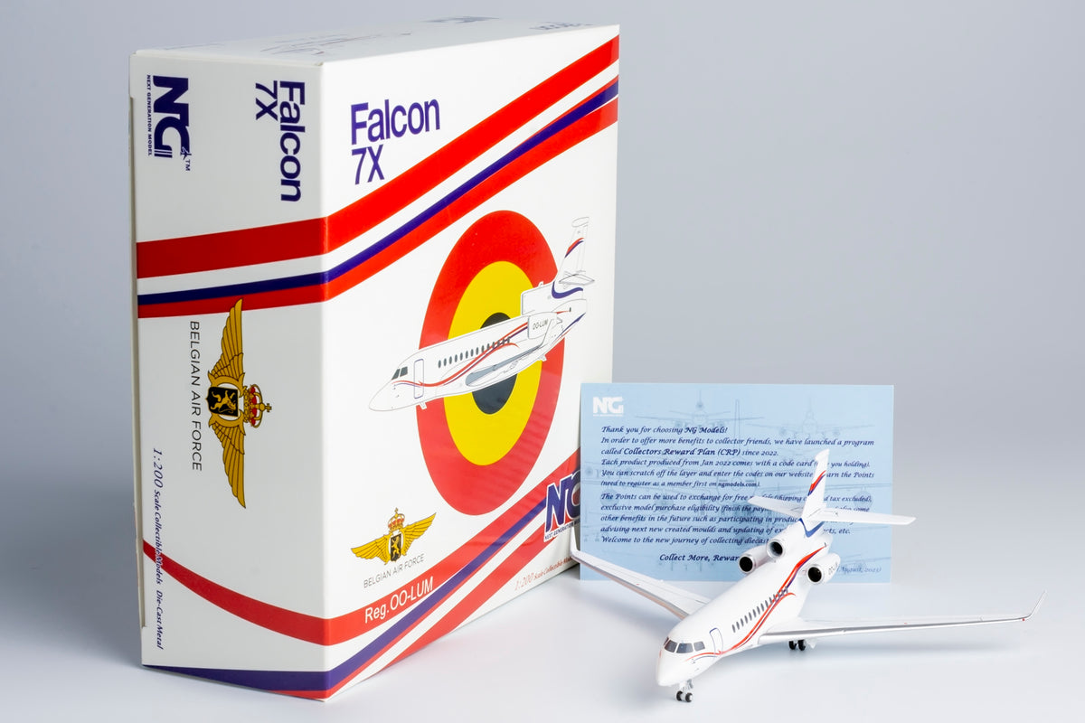 1/200 Belgian Air Component Falcon 7X OO-LUM NG71023