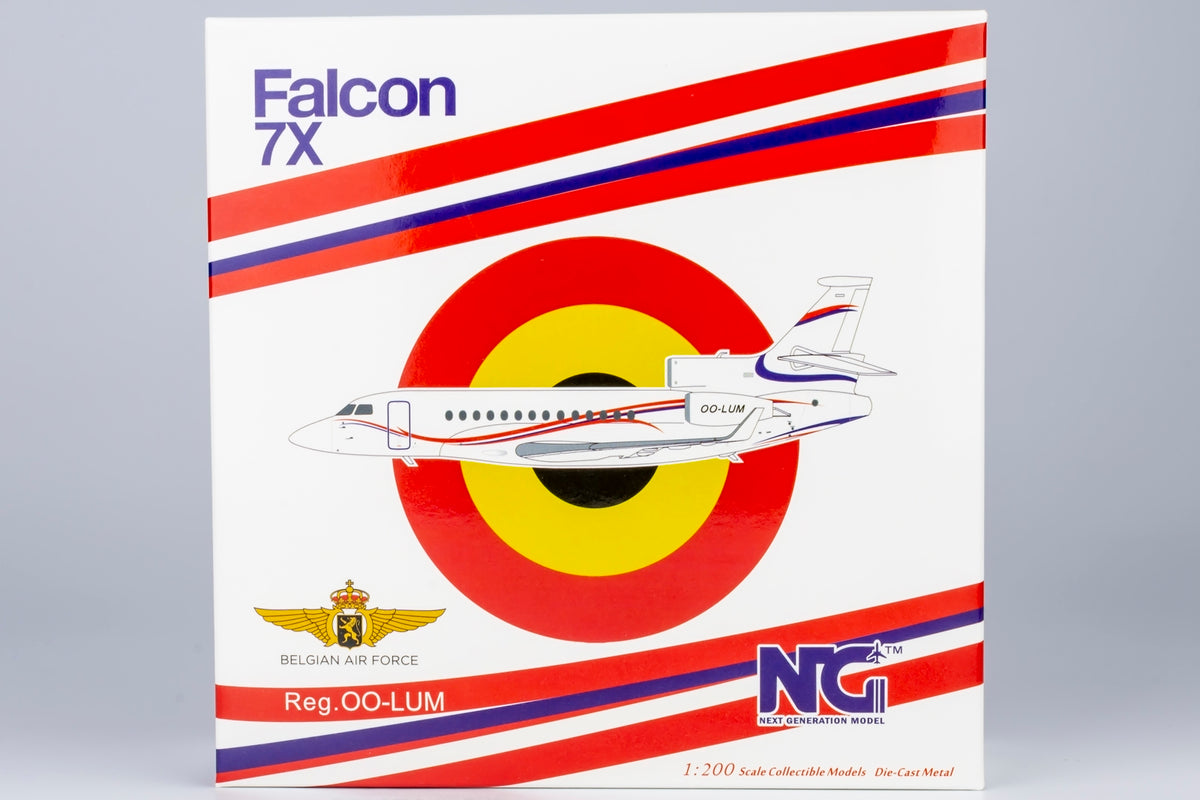 1/200 Belgian Air Component Falcon 7X OO-LUM NG71023