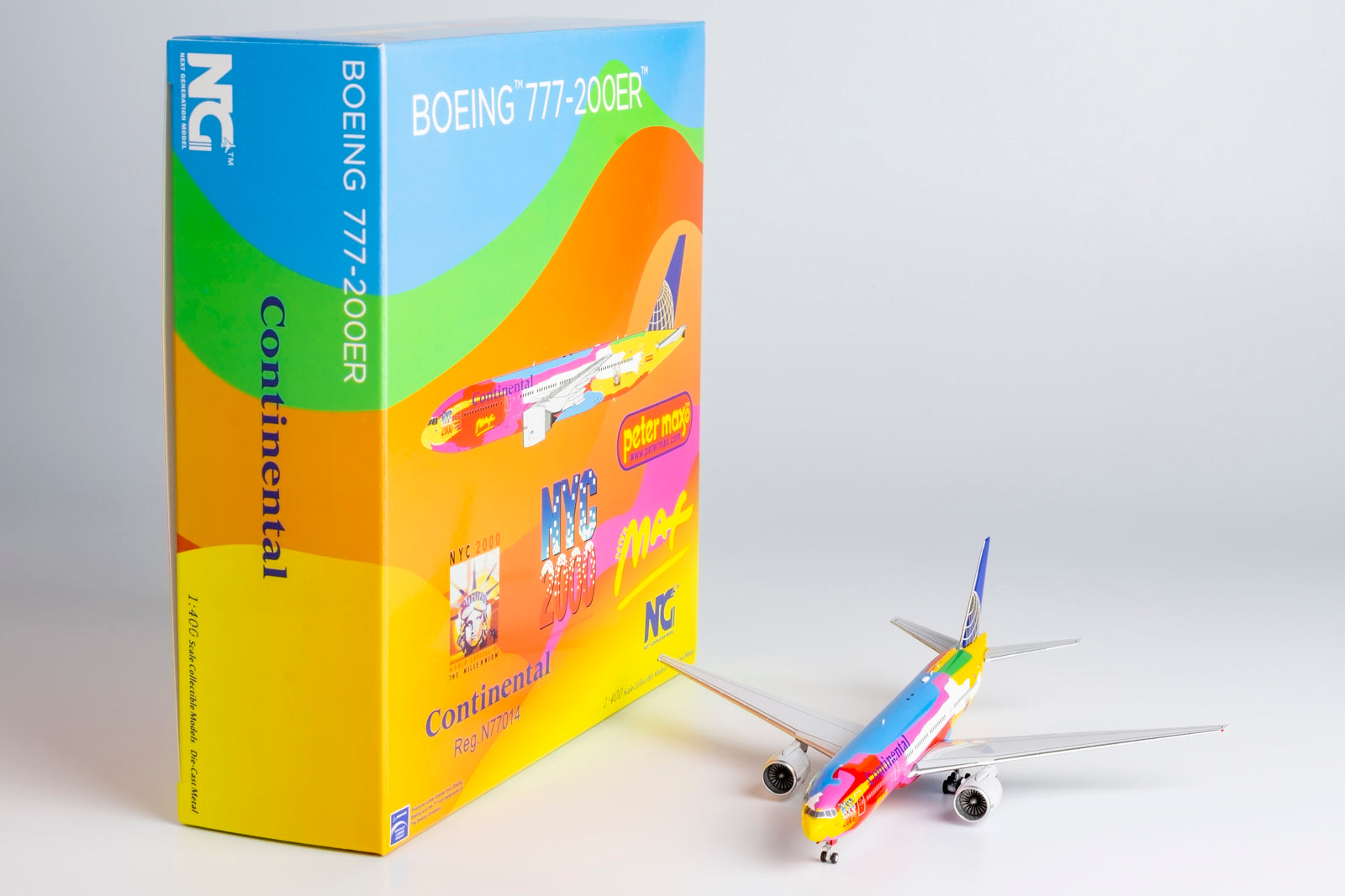 Continental Airlines Boeing 777-200ER "Peter Max" N77014 — cover