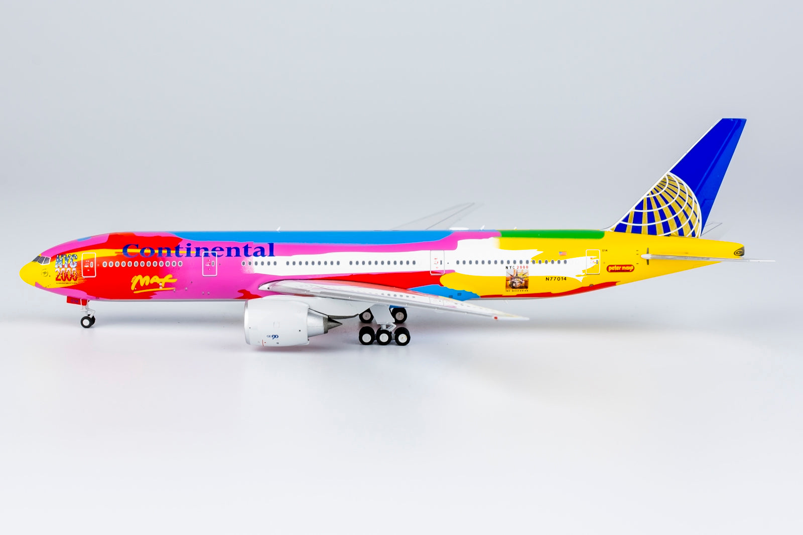 Continental Airlines Boeing 777-200ER "Peter Max" N77014