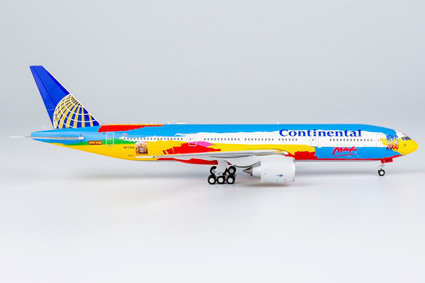 Continental Airlines Boeing 777-200ER "Peter Max" N77014