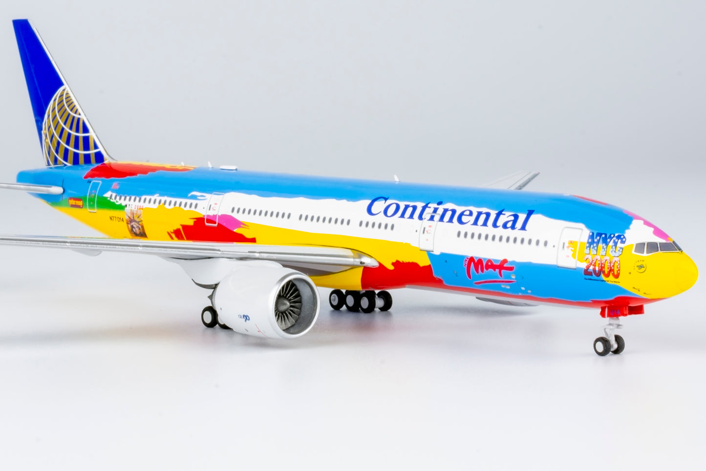 Continental Airlines Boeing 777-200ER "Peter Max" N77014