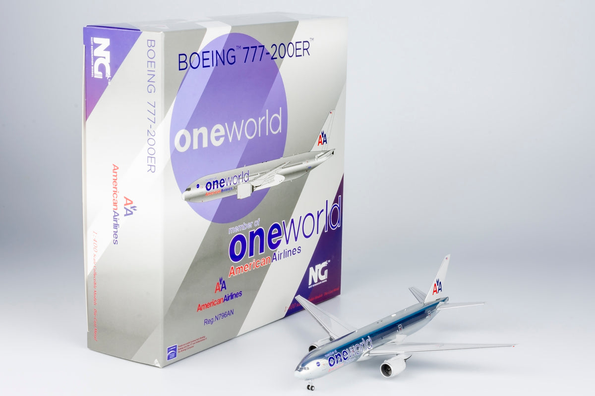 1/400 American Airlines B777-200ER One World N796AN NG72047 - cover
