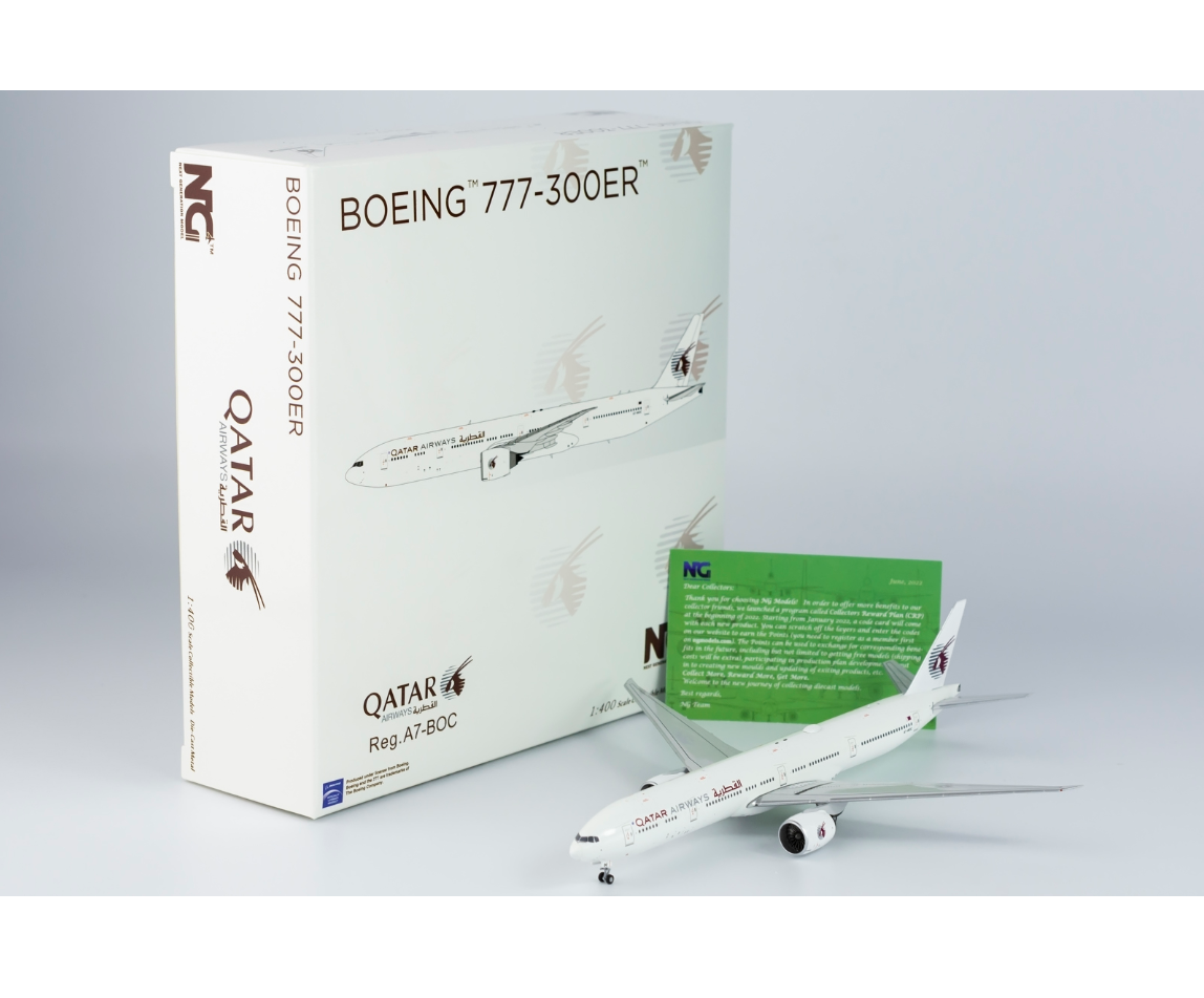 1/400 Qatar Boeing 777-300ER A7-BOC NG73017