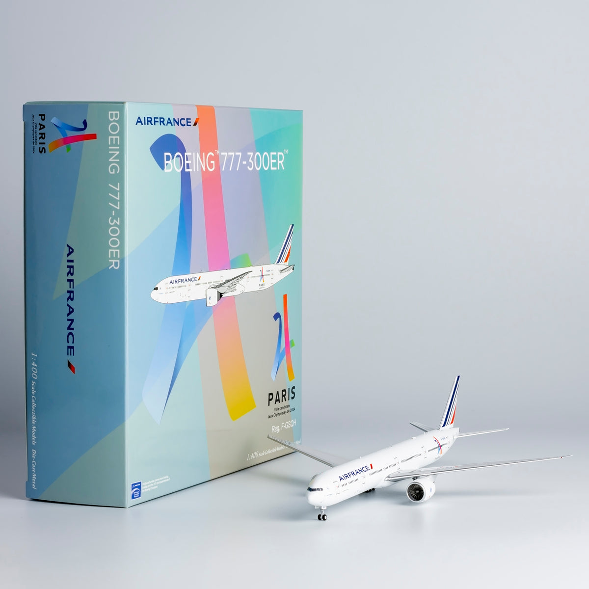 1/400 Air France Boeing 777-300ER F-GSQH "Paris JO 2024 sticker" NG73051 - cover
