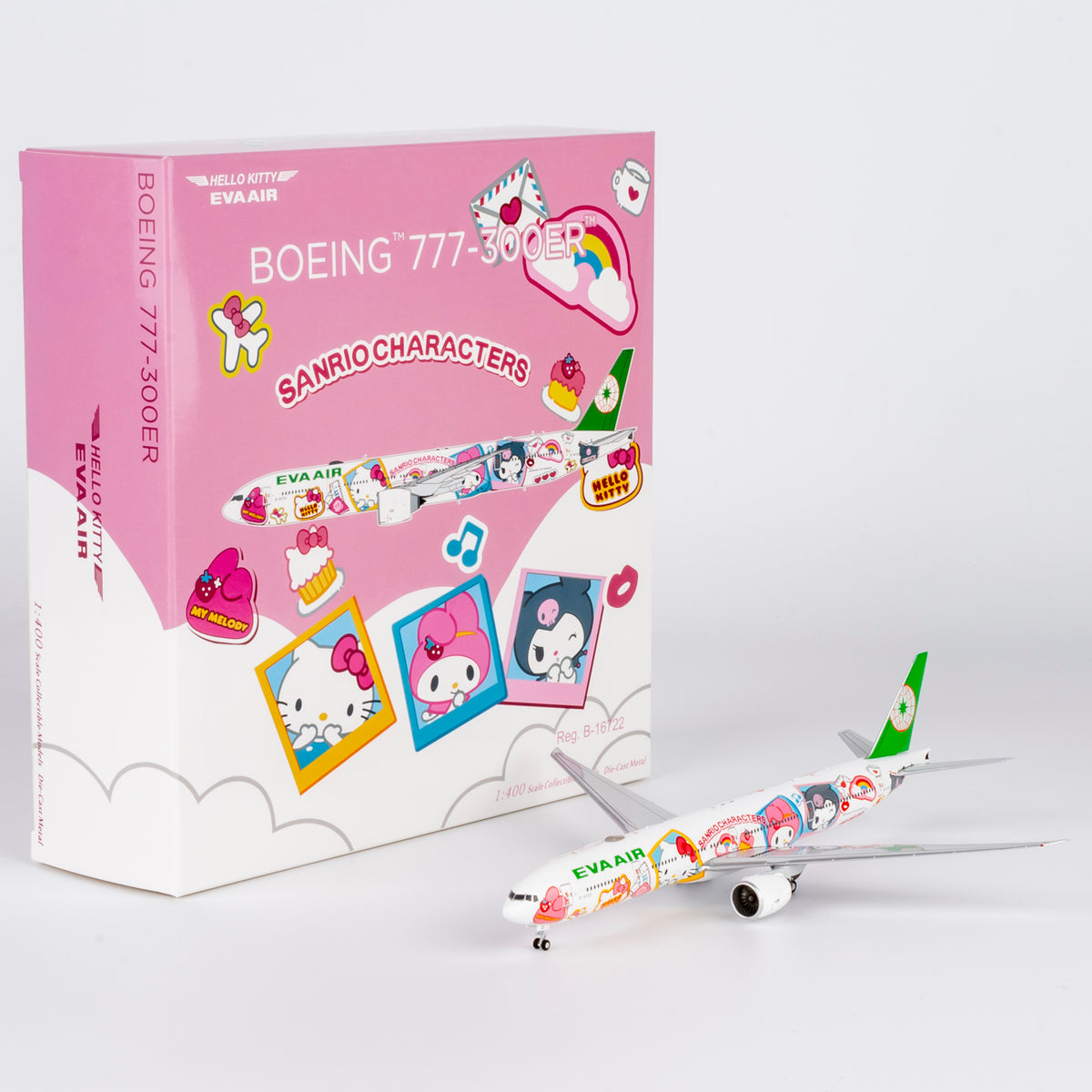 1/400 EVA Air Boeing 777-300ER B-16722 NG73076 - cover