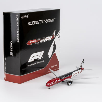 Qatar Airways Boeing 777-300ER  "Formula 1" A7-BEG — cover