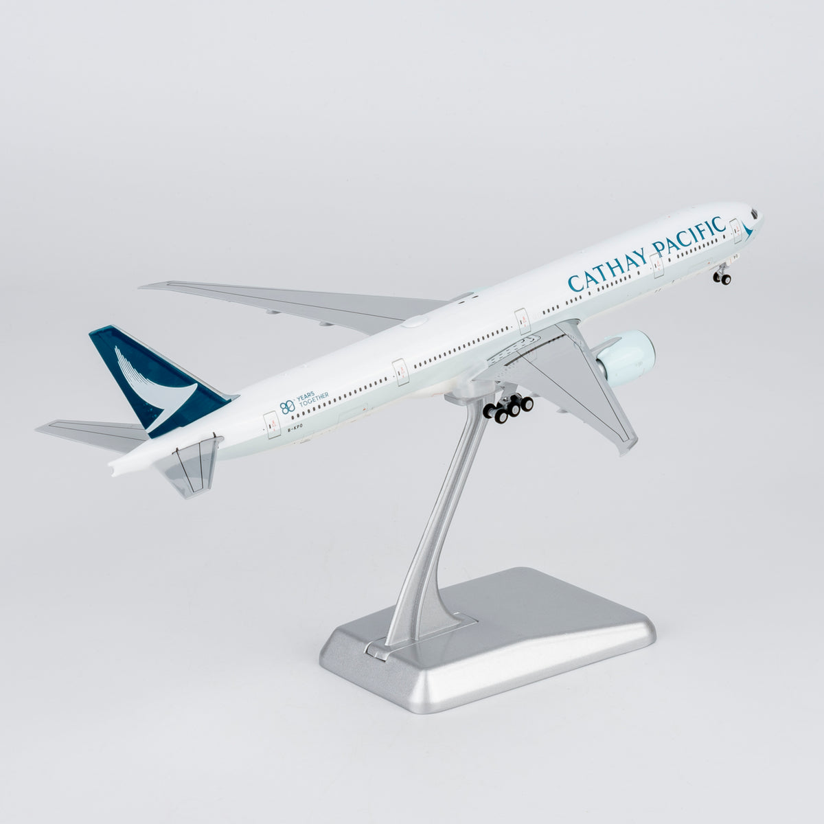 1/400 Cathay Pacific Boeing 777-300ER B-KPO "large titles; '80 Years Together' sticker; Luxurious packaging" NG73107