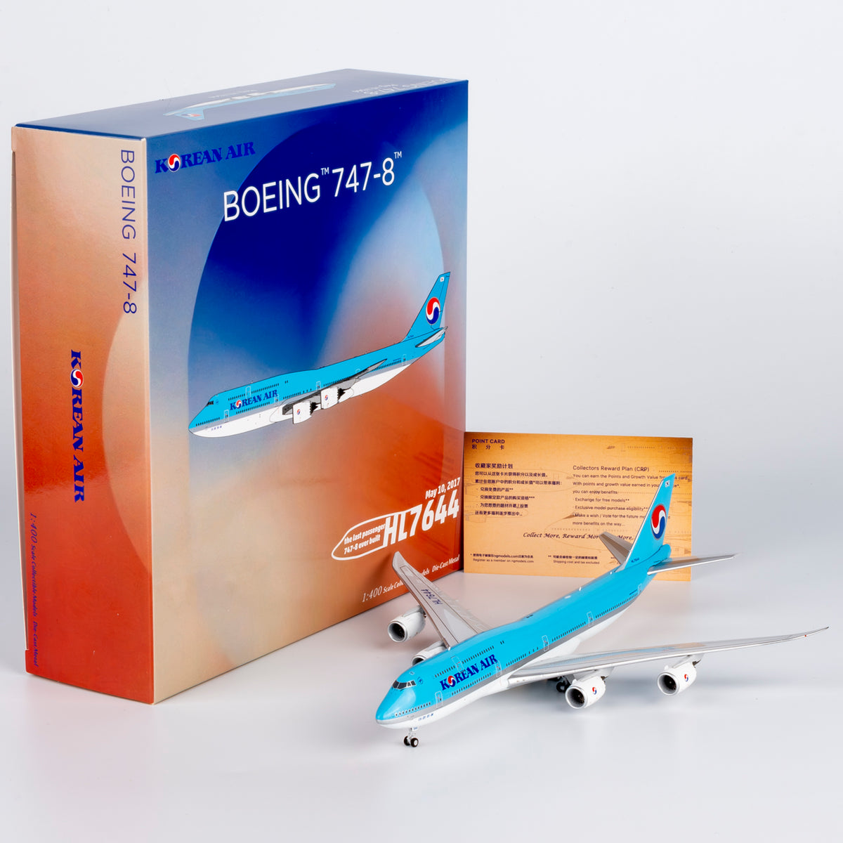 1/400 Korean Air Boeing 747-8 HL7644 NG78036