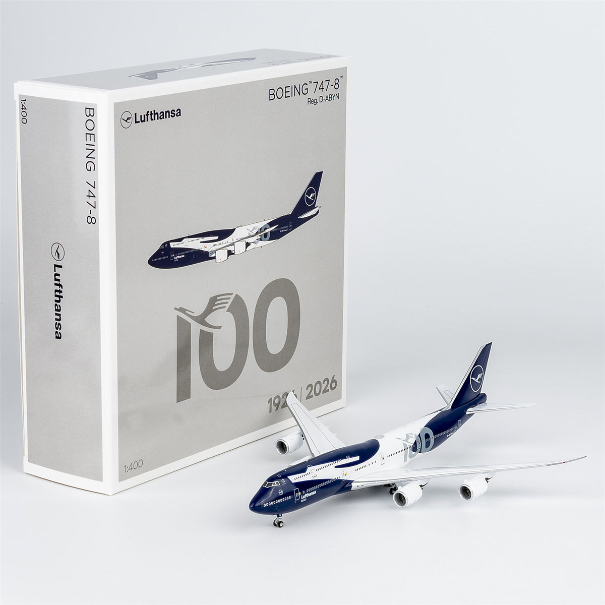 1/400 Lufthansa Boeing 747-8 D-ABYN "100 Years Anniversary" NG78046 - cover