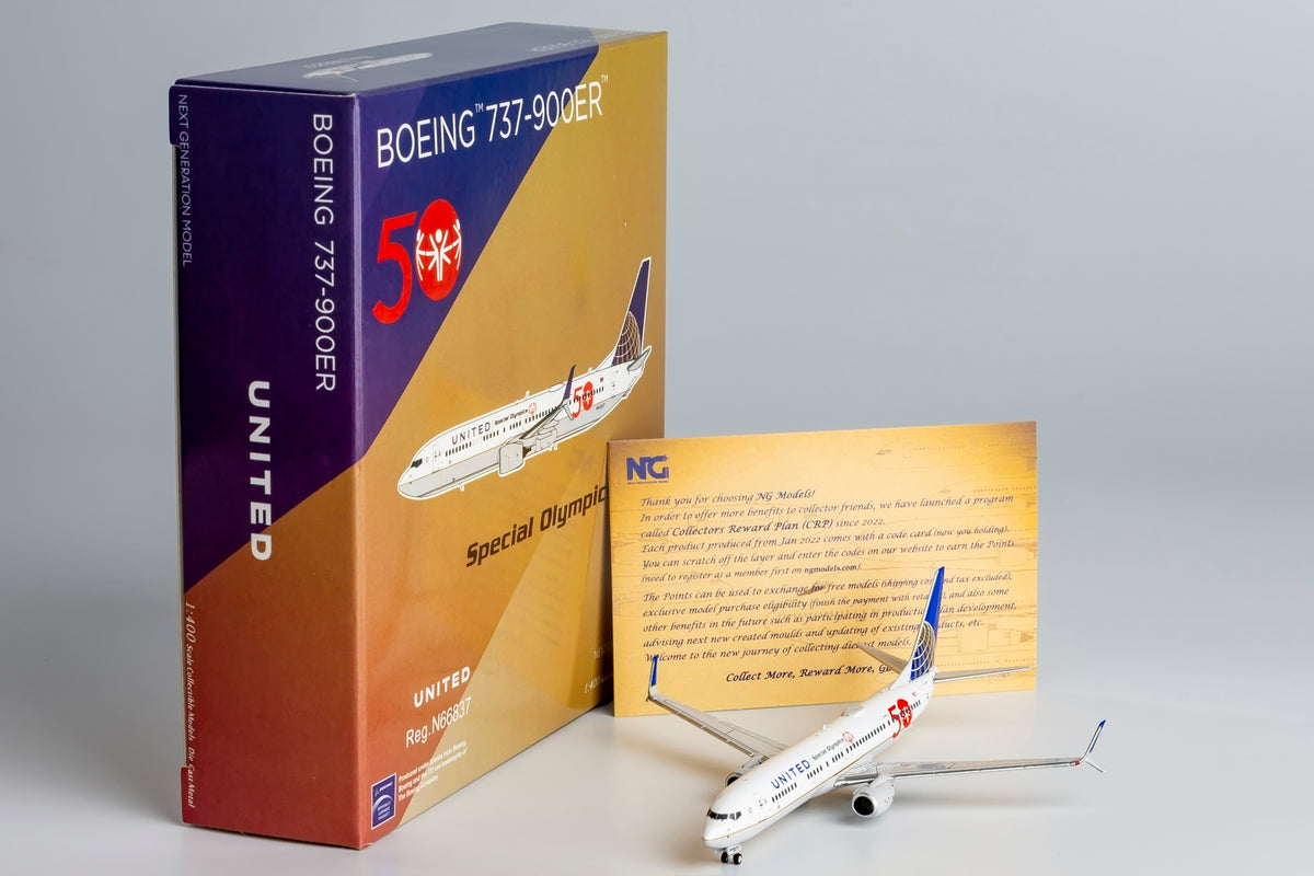 1/400 United Airlines Boeing 737-900ER N66837 "Special Olympics" NG79015