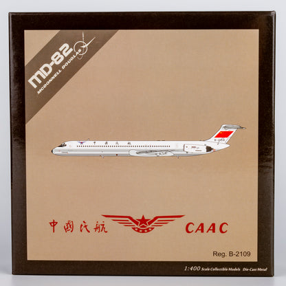 1/400 CAAC MD-82 B-2109 "without cheatline; polished belly" NG83018