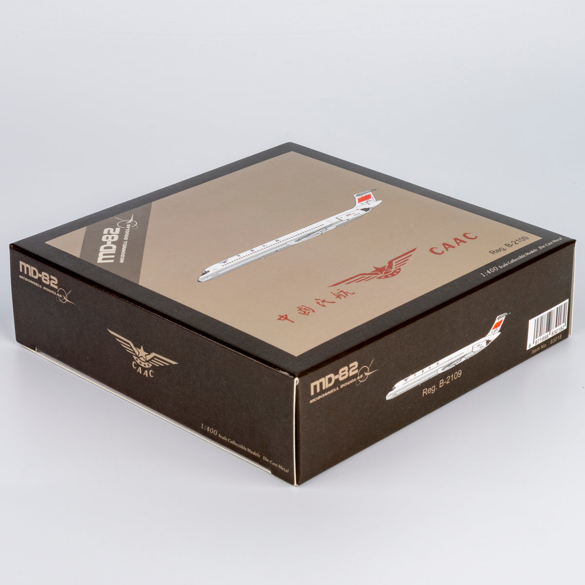 1/400 CAAC MD-82 B-2109 "without cheatline; polished belly" NG83018