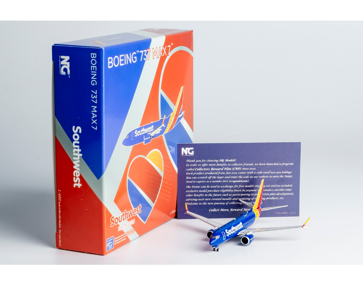 1/400 Southwest Airlines Boeing 737 MAX7 N7203U NG87001