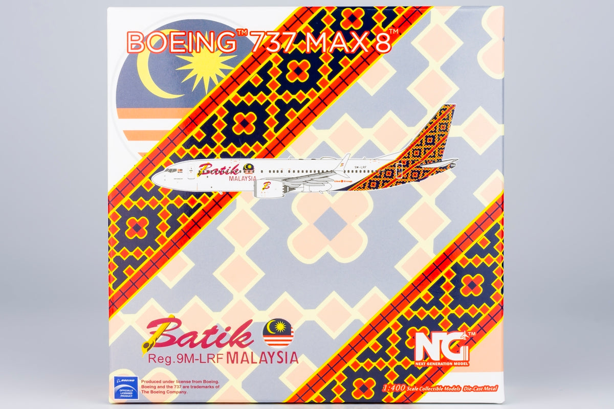 1/400 Batik Air Boeing 737 MAX8 9M-LRF NG88011
