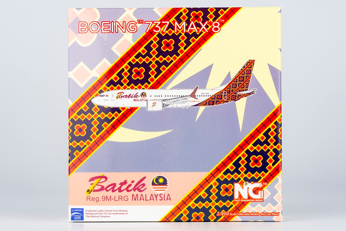 1/400 Batik Air Boeing 737 MAX8 9M-LRG NG88012