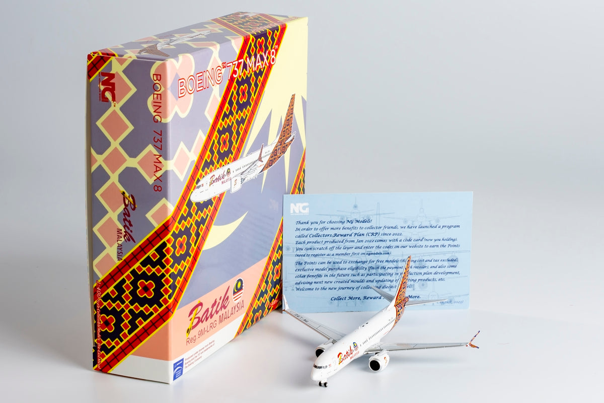 1/400 Batik Air Boeing 737 MAX8 9M-LRG NG88012