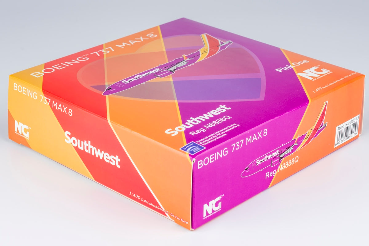 1/400 Southwest Airlines Boeing 737 MAX8 N8888Q "fantasy livery" NG88015