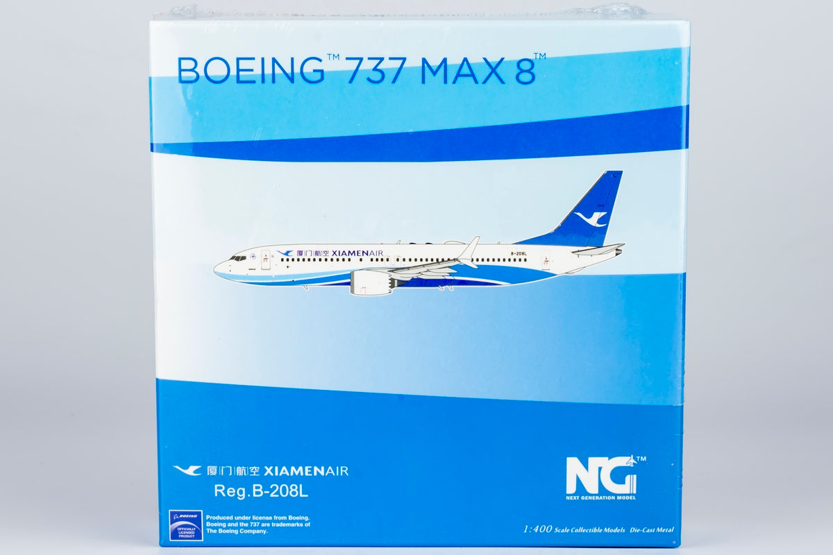 1/400 Xiamen Air Boeing 737 MAX8 B-208L NG88029