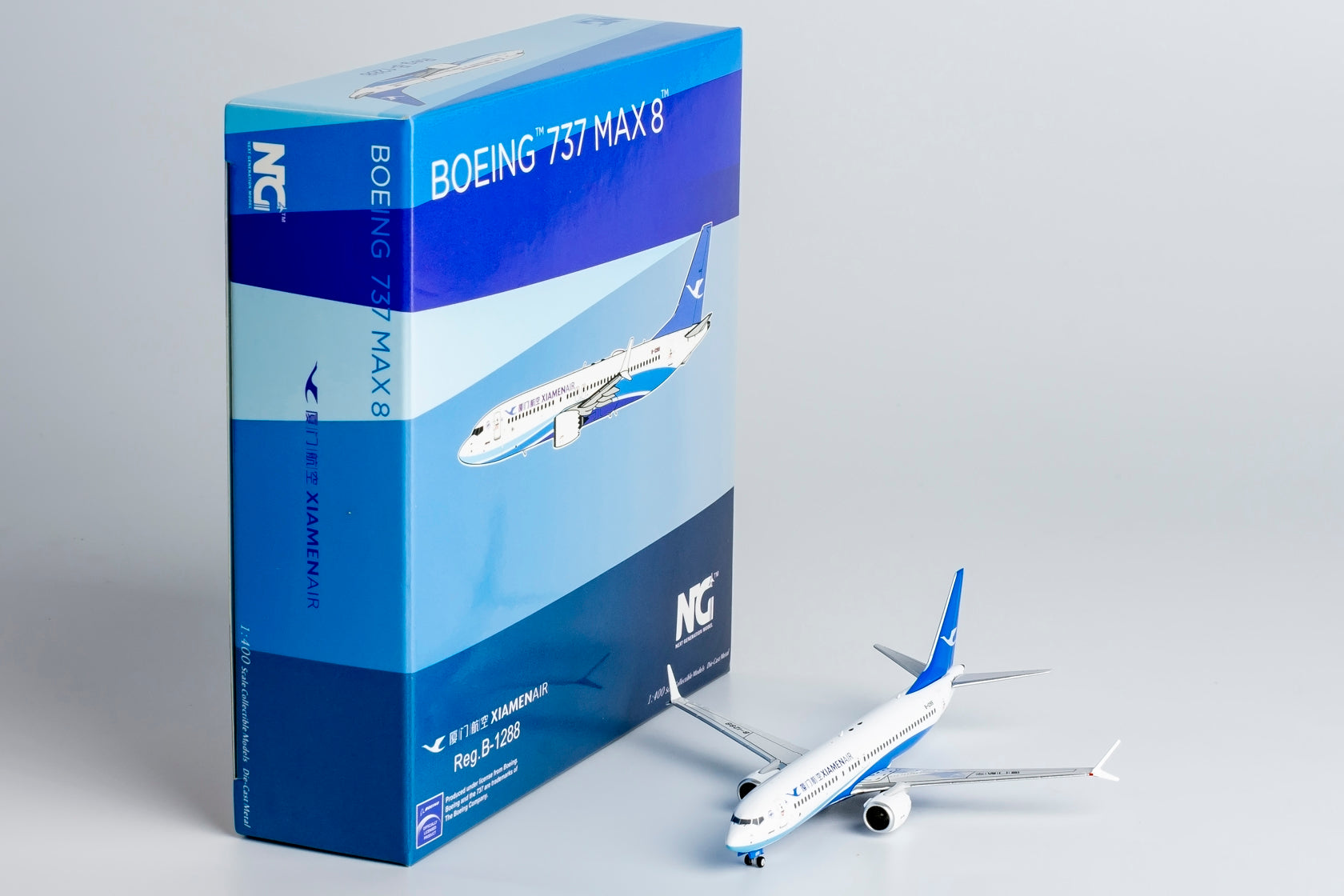 1/400 Xiamen Air Boeing 737 MAX8 B-1288 NG88031 - cover