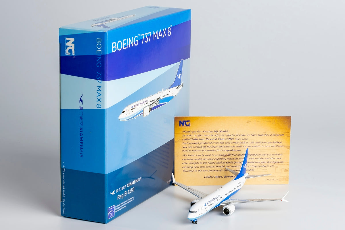 1/400 Xiamen Air Boeing 737 MAX8 B-1288 NG88031