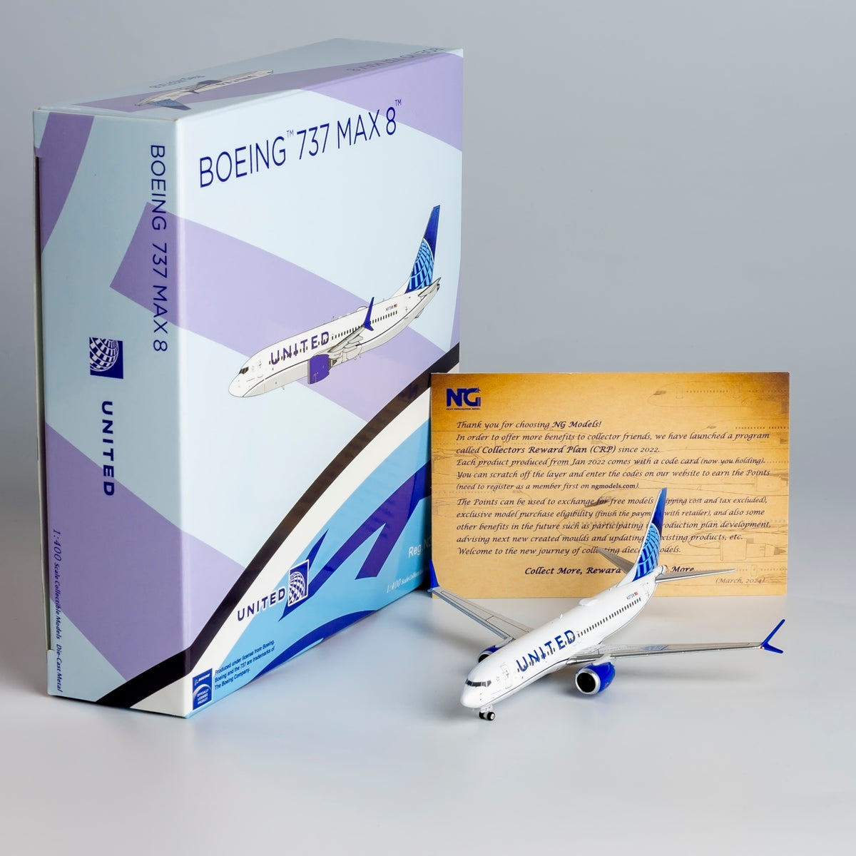 1/400 United Airlines Boeing 737 MAX10 N37318 NG88037