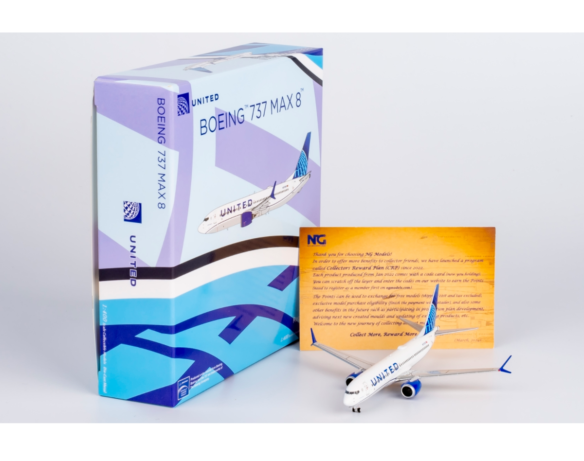 1/400 United Airlines Boeing 737 MAX8 N17339 NG88038