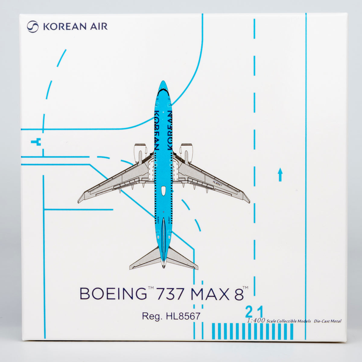 1/400 Korean Air Boeing 737 MAX8 HL8567 NG88047