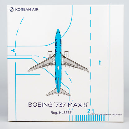1/400 Korean Air Boeing 737 MAX8 HL8567 NG88047