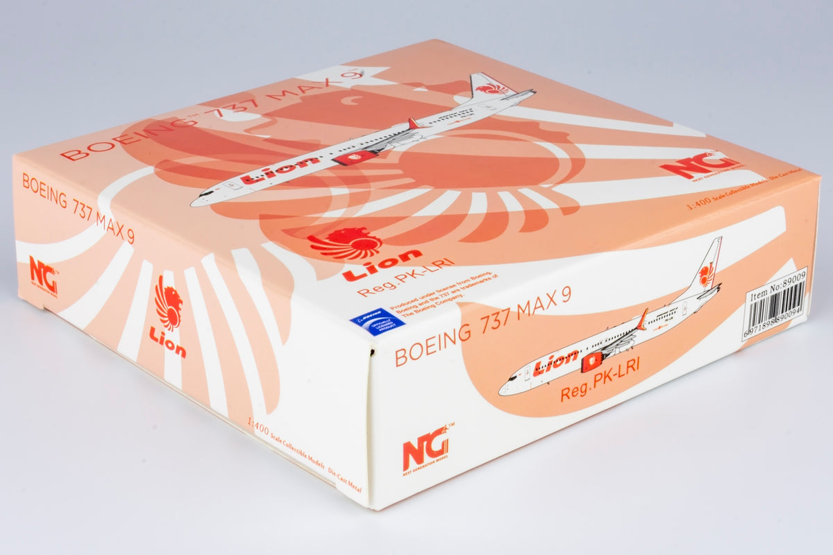 1/400 Lion Air Boeing 737 MAX9 PK-LRI NG89009