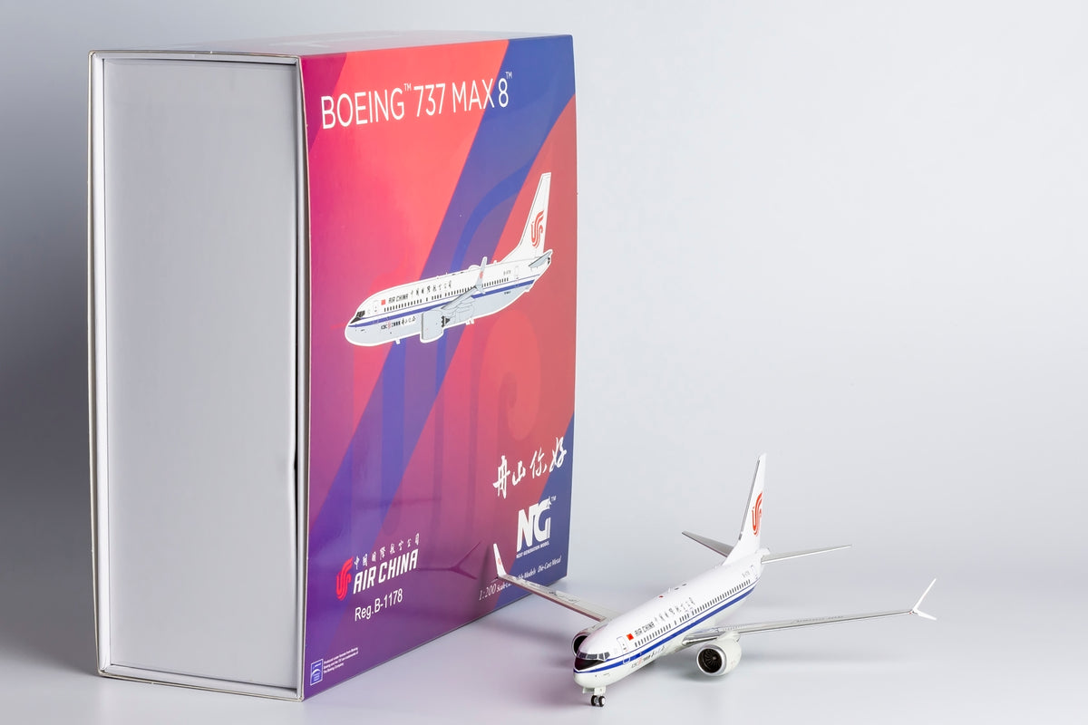 1/200 Air China Boeing 737 MAX8 B-1178 NG92003 - cover
