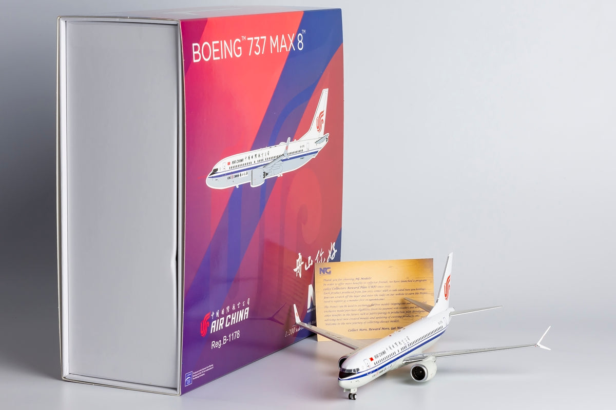 1/200 Air China Boeing 737 MAX8 B-1178 NG92003