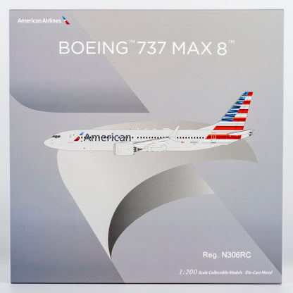 1/200 American Airlines Boeing 737 MAX8 N306RC NG92017