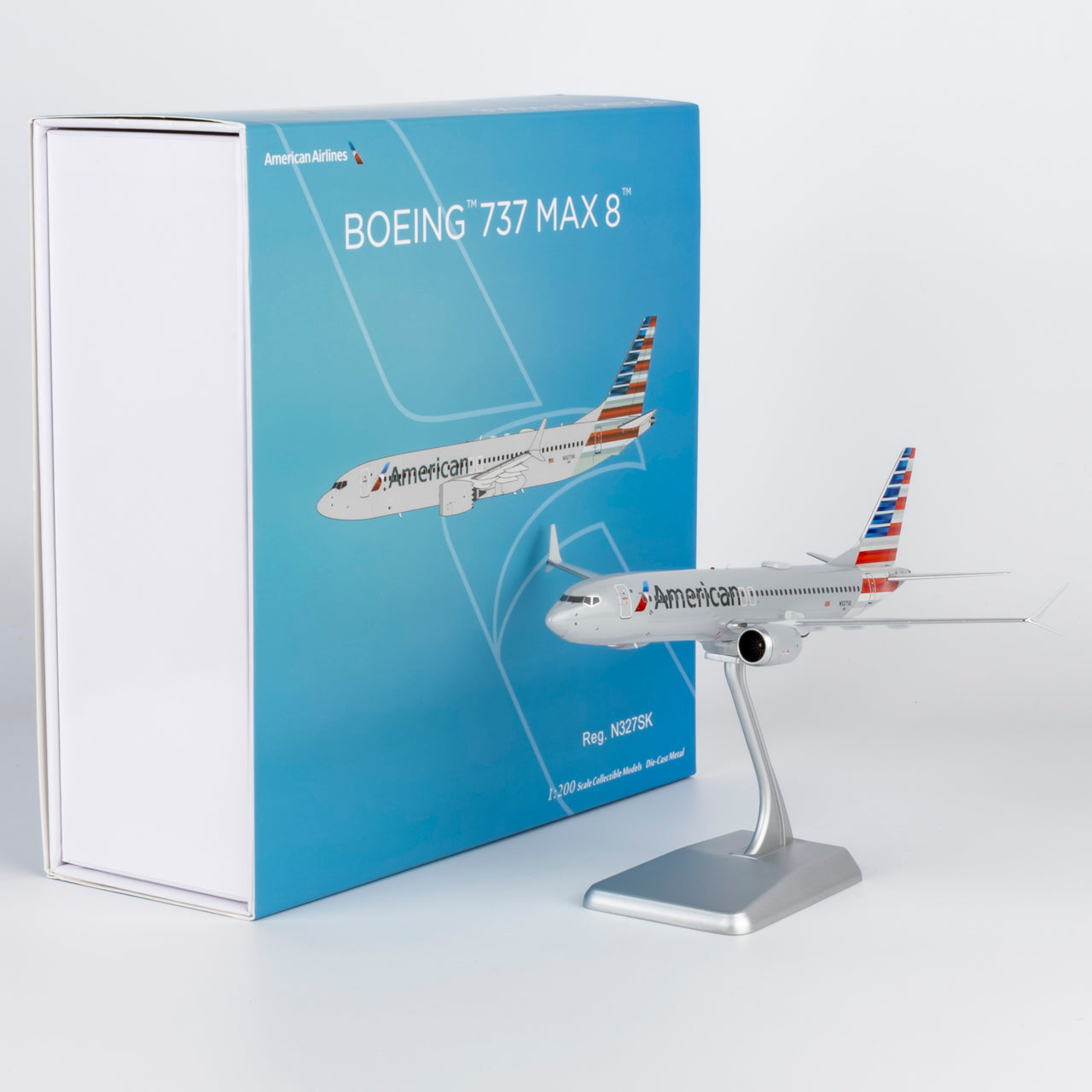 1/200 American Airlines Boeing 737 MAX8 N327SK NG92018 - cover