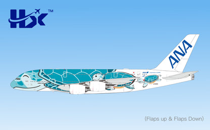 1/400 ANA A380 "Flying Honu-Lani（Green Turtle） JA382A A582302F Flaps Down - pre-order image