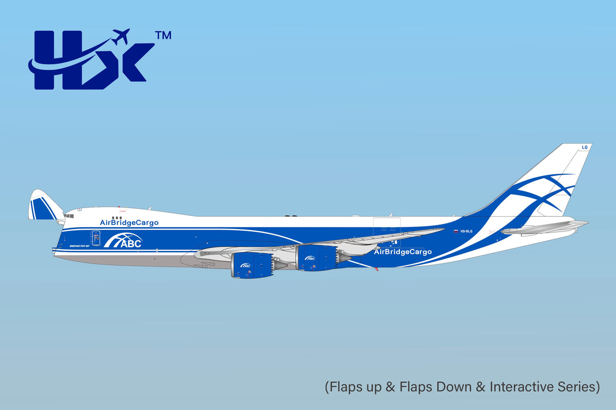 1/400 Air Bridge Cargo B747-8FVQ-BLQ B632601F Flaps Down - pre-order image