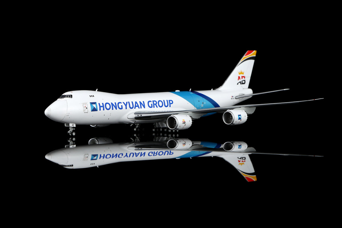 1/400 Hongyuan Group Boeing 747-8F OE-LFC B633001C Interactive Series