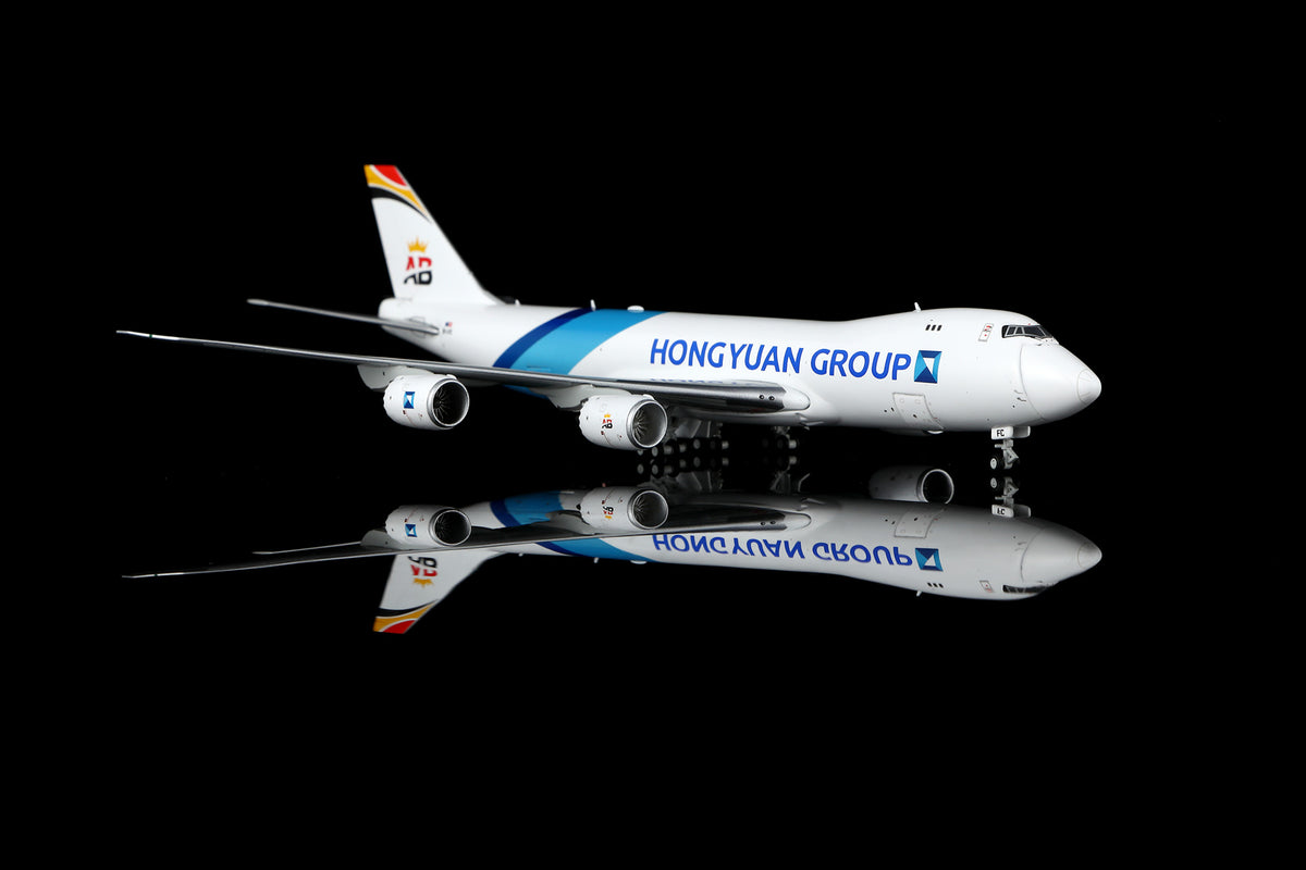 1/400 Hongyuan Group Boeing 747-8F OE-LFC B633001C Interactive Series