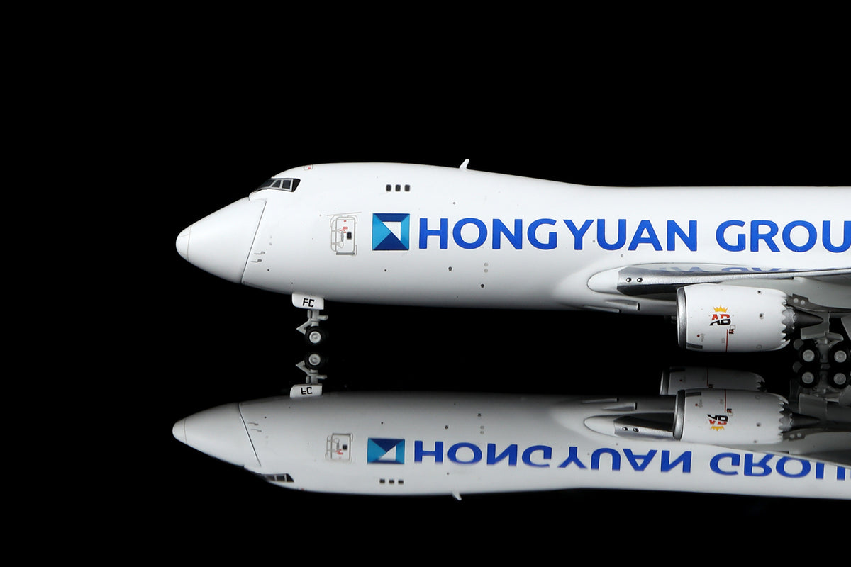 1/400 Hongyuan Group Boeing 747-8F OE-LFC B633001C Interactive Series