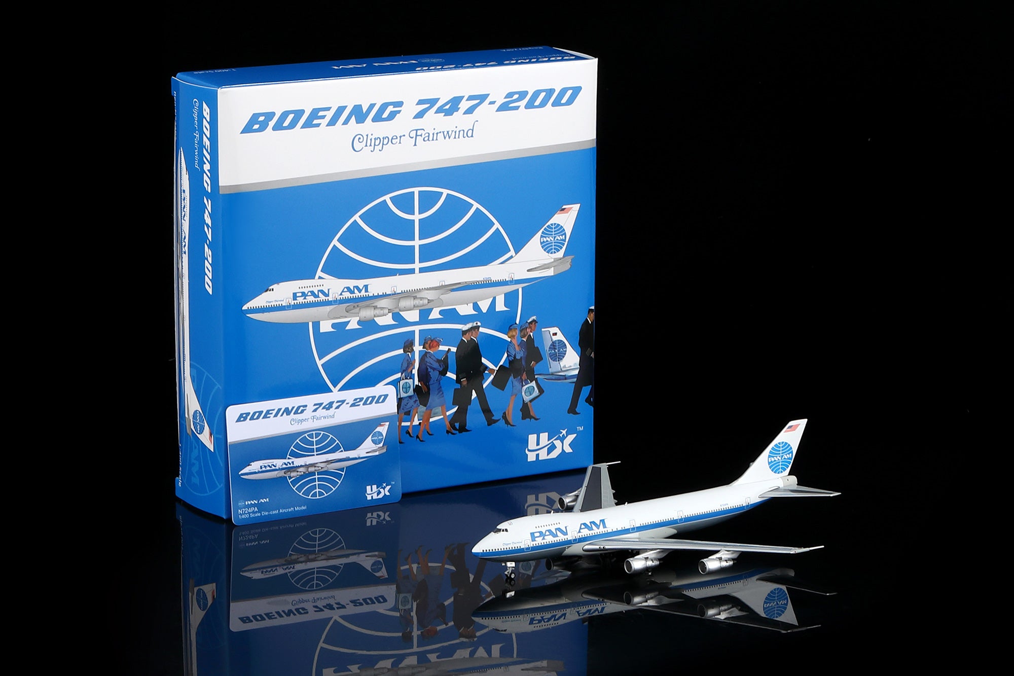1/400 Pan Am B747-200 "Clipper Fairwind" N724PA B598202P - cover