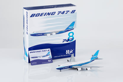 1/400 Boeing Company B747-8 Blue "House livery" B631003F Flaps Down - cover
